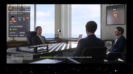 FIFA 18 : les détails du mode Carrière