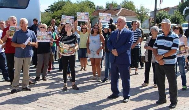 Saray halkı, orman protestosu