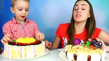 Обычная Еда против Мармелада Челлендж! МАМА ПЛАЧЕТ! CANDY CHALLENGE - Real Food vs Gummy Food