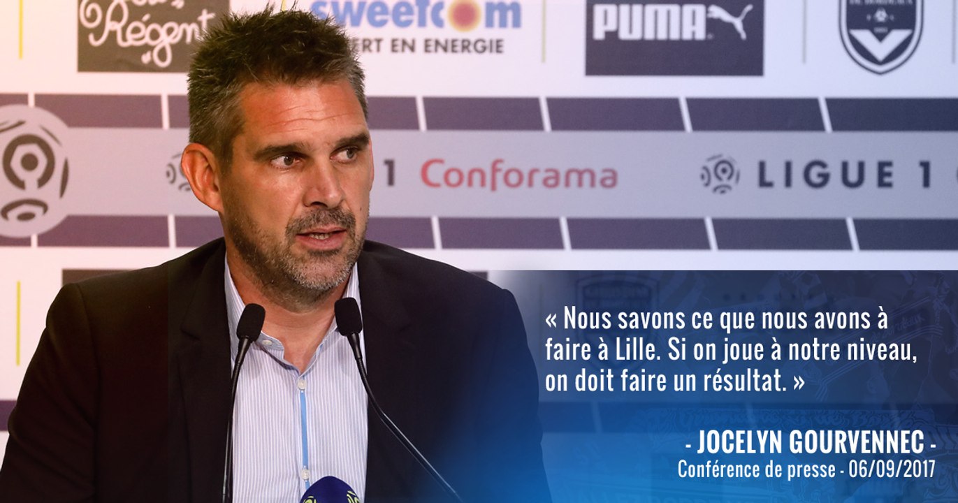 Le point presse de Jocelyn Gourvennec avant Lille - Bordeaux