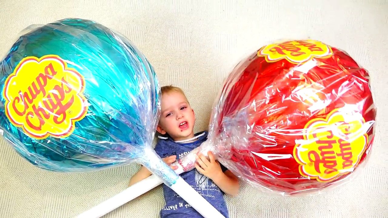 Bad Baby Гигантские конфеты Чупа Чупс Сборник Giant Candy Chupa Chups ...