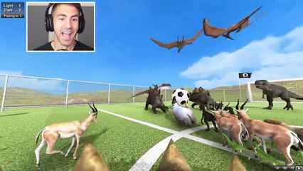 SUPER PENGUIN vs 100 T-REX! - Beast Battle Simulator Gameplay | Pungence