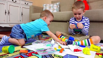 Bad Baby Вредные Детки КАКАШКИ в УНИТАЗ из ПЛАСТИЛИНА / Play Doh Toilet - Baby Poop - Prank for Kids