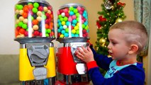 Bad Baby Вредные Детки Съели 10 кг Жвачки / Giant Dubble Bubble Gumball Machine Candy