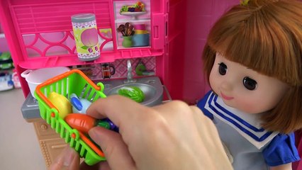 Baby doli and Bus surprise eggs baby doll camping car toy play