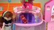 Baby doll pink car and surprise eggs toys bag play