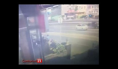 Faciadan dönülen kaza kamerada