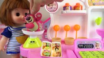 Baby doll Ice cream and kitchen food shop toys play