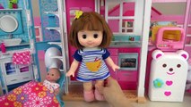 Baby doll house - Kitchen and bath toys play baby sitter