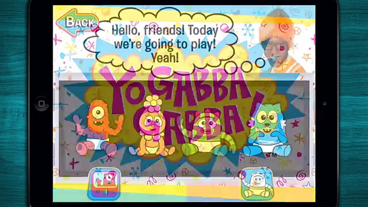 ✿ Yo Gabba Gabba! Babies - Nurture Game App with Brobee, Muno, Foofa, Toodee - iPhone/iPad