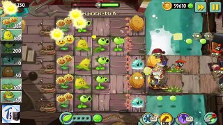 Yeguas plantas zombis vs 2 piratas día 15 español hd