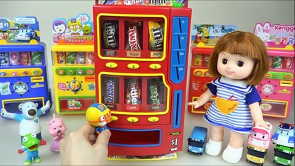 Candy Dispenser and Baby Doll, Poli car toys