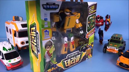 TOBOT transformers car toys CarBot Ambulance Cargo and Teracle