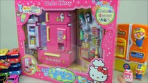 Hello Kitty Pororo Refrigerator toys 헬로키티 뽀로로 냉장고 겨울왕국 미니특공대 장난감 ハローキティ のおもちゃ