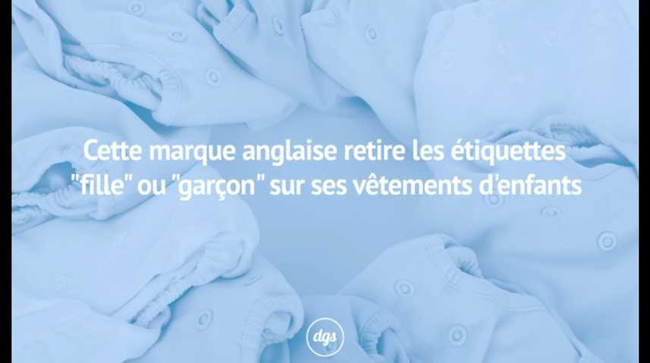 Cette marque anglaise retire les étiquettes "fille" ou "garçon sur ses vêtements d'enfants