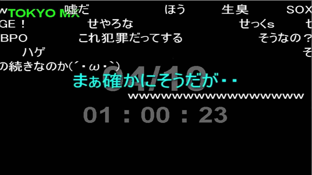 僧侶と交わる色欲の夜に… 2話 ニコニコ実況【勢い最大：409コメ/分】