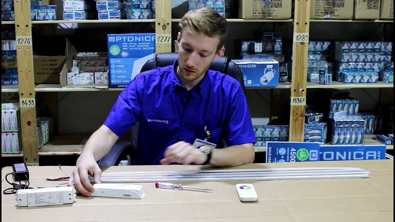 RGBW LED Streifen montieren mit Lukas Philip von Optonica LED