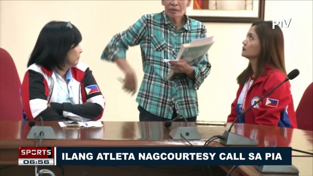 SPORTS BALITA: Ilang atleta, nag-courtesy call sa PIA