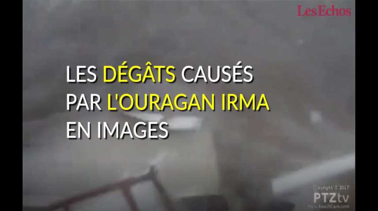 Premières images des dégâts causés par l'ouragan Irma