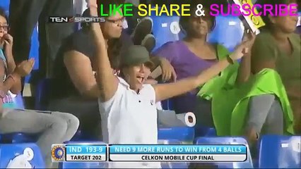 India Vs SriLanka First T20 Match Full Highlights MS Dhoni LAST OVER PERFORMANCE