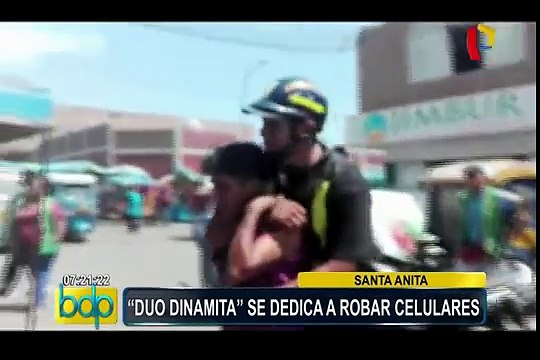 Santa Anita: capturan a ladrones de celulares apodados el dúo dinamita