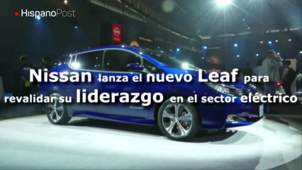 Nissan lanzó la segunda generación de su vehículo eléctrico Leaf