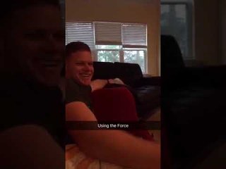 Dad Hilariously "Uses the Force" on Young Son