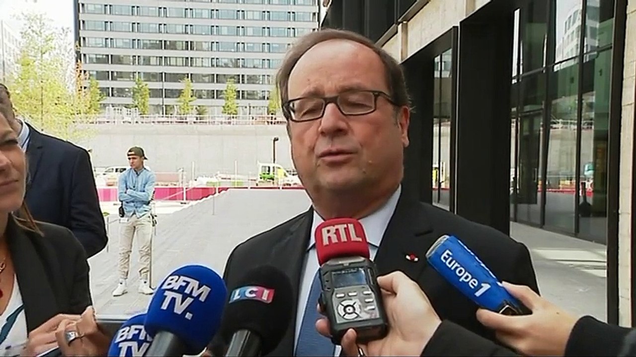 François Hollande lance sa fondation, baptisée La France s'engage, au service de "l'utilité sociale"