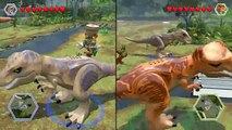 LEGO Jurassic World DINOSAURS | Battle Tyrannosaurus Rex vs Indominus Rex