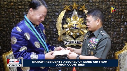 Marawi residents assured of more aid from donor countries