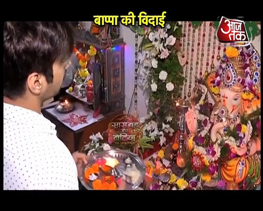 Kanchi Singh, Arjun Bijlani & Kanchi Singh Bappa blessings