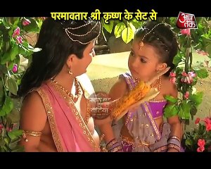 Krishna - Radha Caught Eating Corn