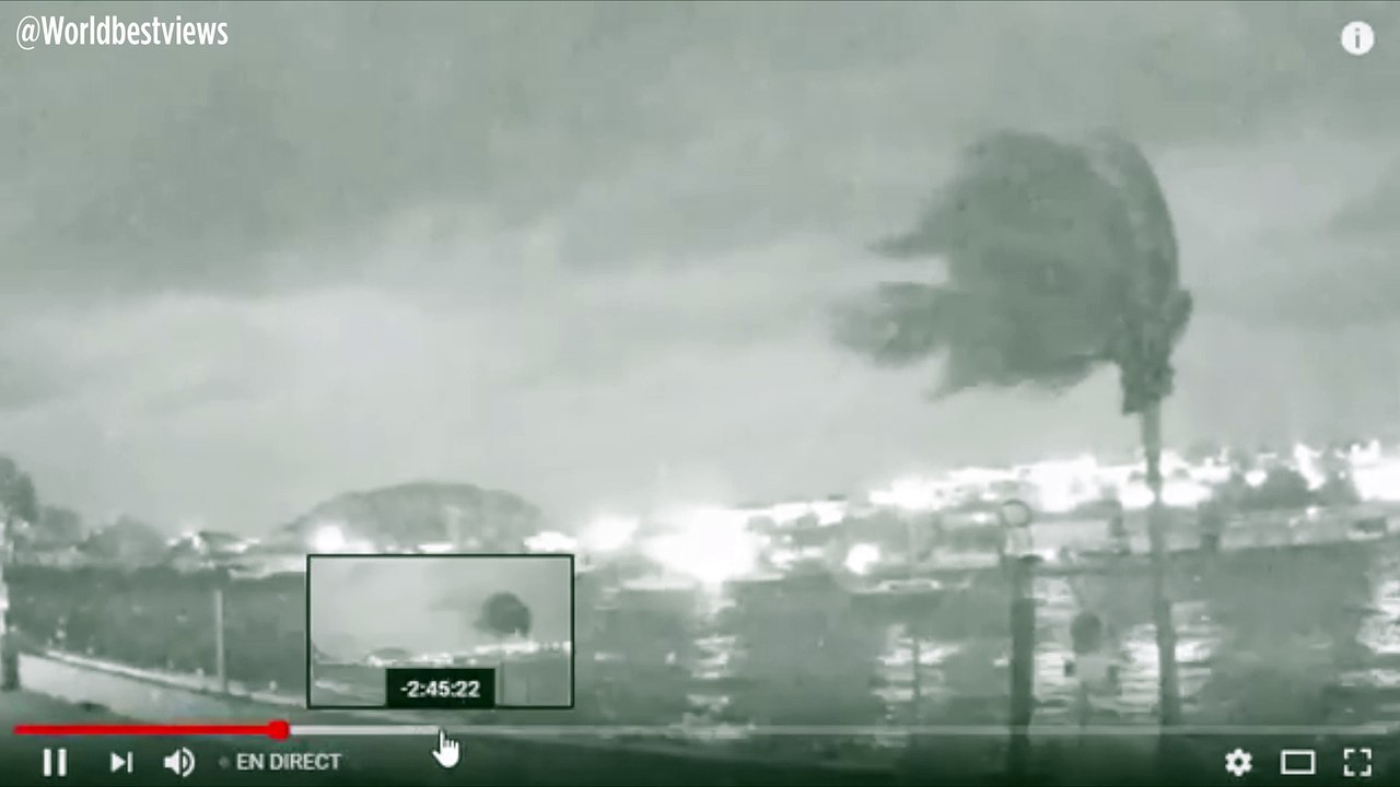 Irma : timelaps de l'ouragan