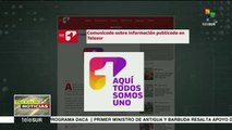 Sin pruebas, Canal 1 desacredita trabajo periodístico de teleSUR
