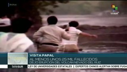 Francisco, el tercer papa en visitar Colombia