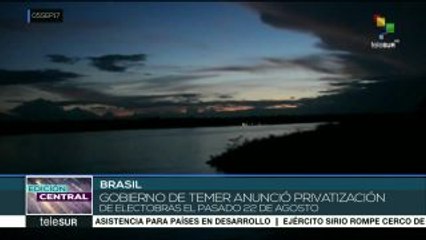 Brasileños rechazan y denuncian inminente privatización de Eletrobrás