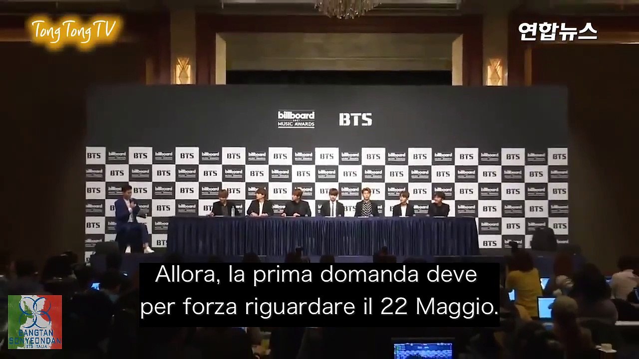 [SUB ITA] 170529 BTS BBMAs Press Conference - pt.1