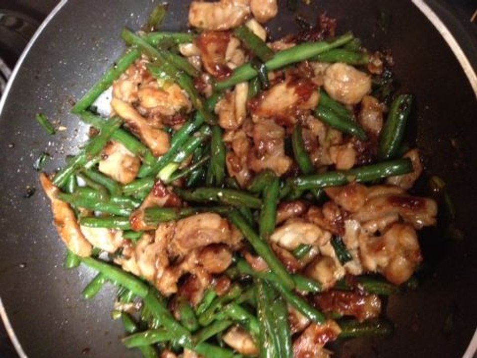 Green Been With Chicken