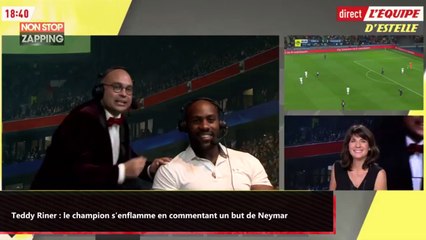 Teddy Riner : le champion s'enflamme en commentant un but de Neymar (Vidéo)