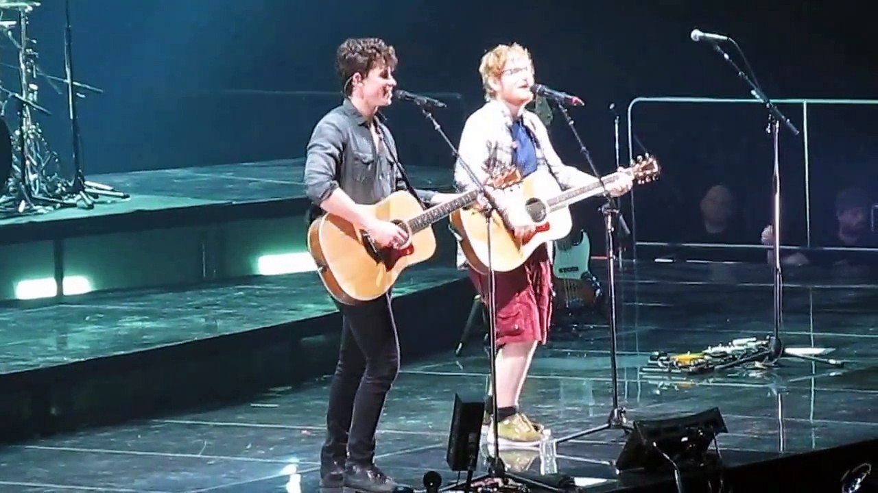 Shawn Mendes -Mercy (Ed Sheeran Comes Out) August 16, 2017 Barclays Center