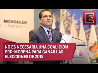 Silvano Aureoles pide al PRD no rogarle más López Obrador por una alianza