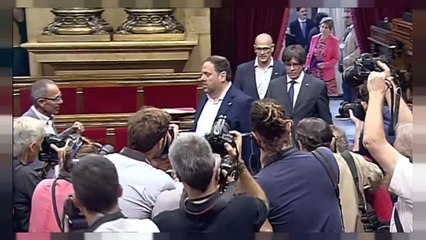 El Parlament debate la ley del referéndum del 1-O