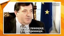Milorad Dodik - Bio je, pa nije bio, genocid u Srebrenici