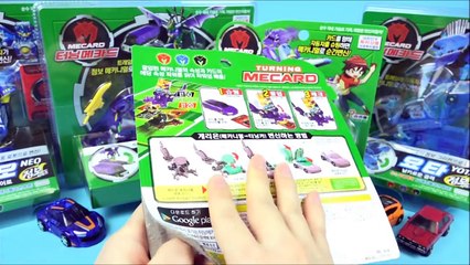 5 MeCard cars 터닝메카드 5종 신제품 Turning MeCard card transformers car toys