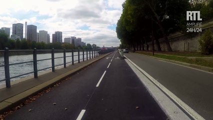 Une piste cyclable a ouvert sur les berges de Seine