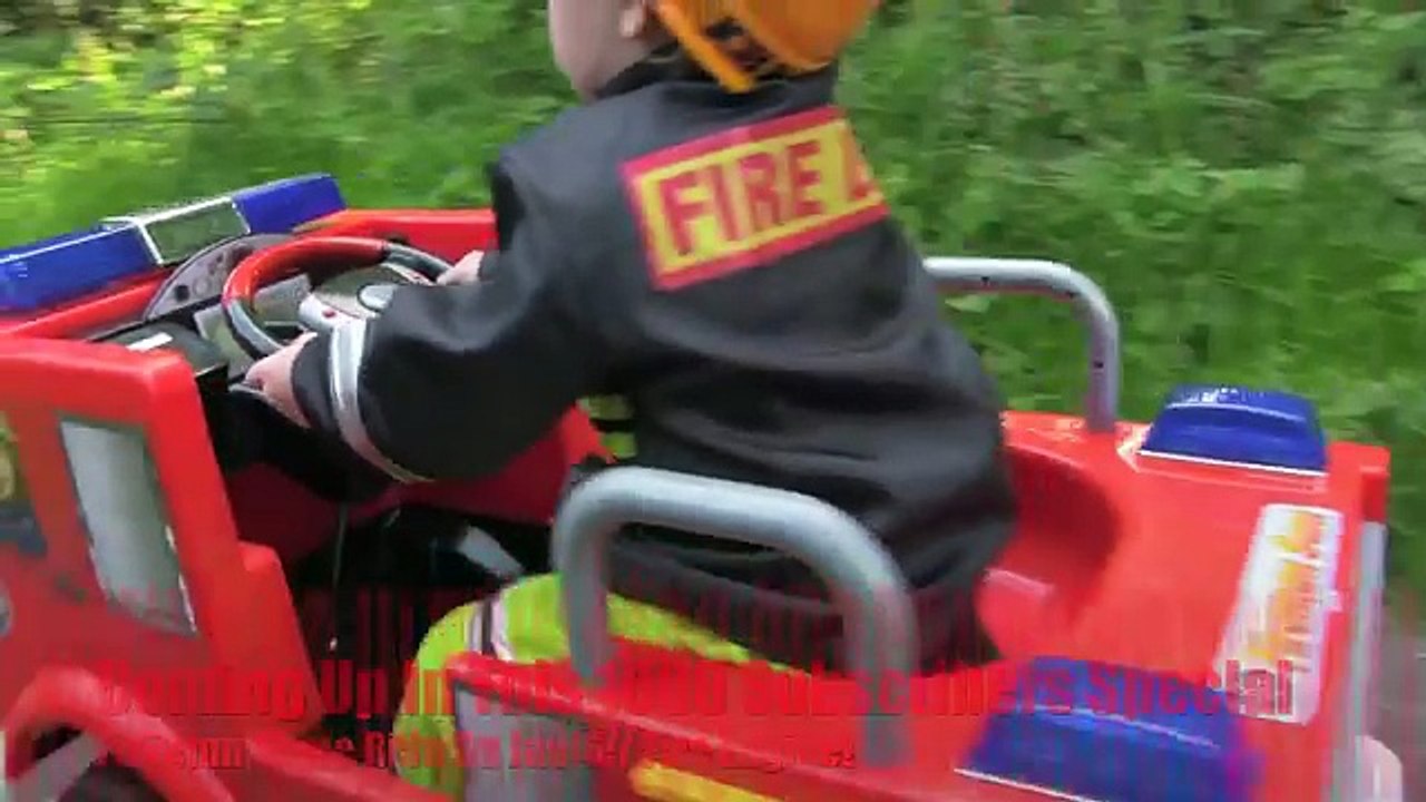 Y emergencia motor fuego Bombero Júpiter luces en parte paseo me sirenas juguete con 1