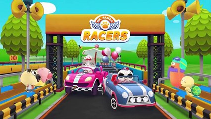 Kids Fun With Panda Racers | Play Cars & Create An Awesome Track | Dr. Panda Game