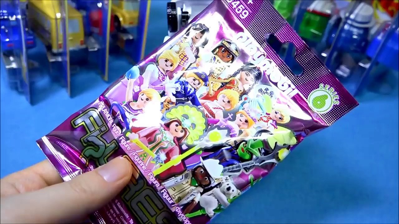 또봇 C 미니 와 로보카 폴리 시리즈 8개 플레이모빌 피규어 장난감 동영상  Robocar Poli cars & Play Mobil figure toy