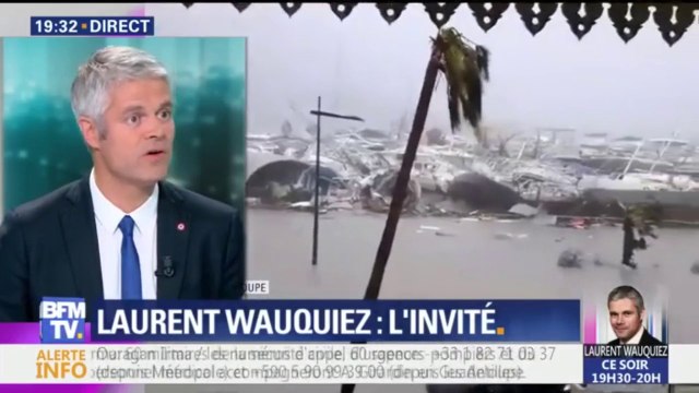 Irma: la région Auvergne-Rhône-Alpes va adopter un dispositif de solidarité , annonce Wauquiez