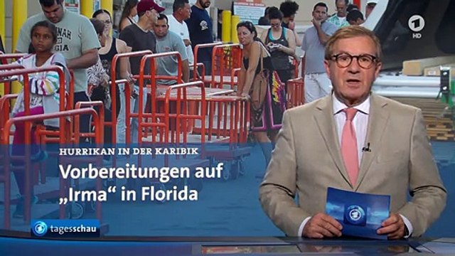 SCHWERPUNKT: Unwetter über Karibik - USA bereiten sich auf Hurrikan Irma vor | Tagesschau24